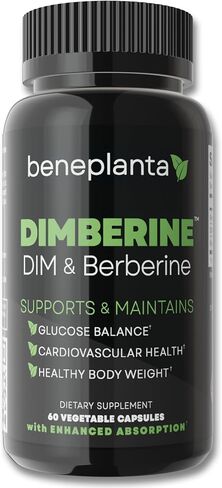 DIM & Berberine, High Purity Enhanced Absorption Formula - 60 Capsules in Saudi Arabia