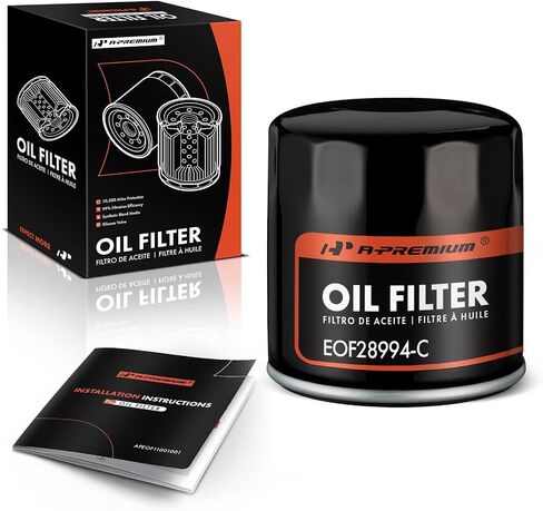 A-Premium 10K Miles Protection Spin On Oil Filter Compatible with Volkswagen Passat 1998-2005 & Audi A4 1996-2005, A6 1995-2004, A6 Quattro, Allroad Quattro, Cabriolet, S4, 90, 90 Quattro, A4 Quattro in Saudi Arabia