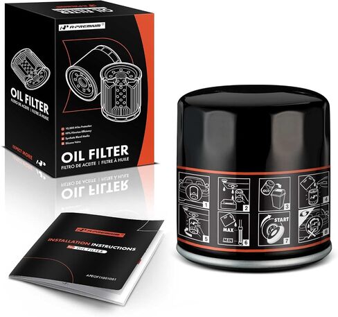 A-Premium 10K Miles Protection Spin On Oil Filter Compatible with Volkswagen Passat 1998-2005 & Audi A4 1996-2005, A6 1995-2004, A6 Quattro, Allroad Quattro, Cabriolet, S4, 90, 90 Quattro, A4 Quattro in Saudi Arabia