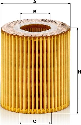 Mann-Filter Hu 815/2 × مرشح زيت خالي من المعادن in Saudi Arabia