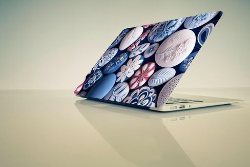 Laptop Skin with Beauty Flower Floral Pattern Designs, Fits Most Laptop Skin Sticker Decal,13-15.4" 15.6 inch Laptop Universal Vinyl Skin Sticker Cover (Skin 19_4) in Saudi Arabia