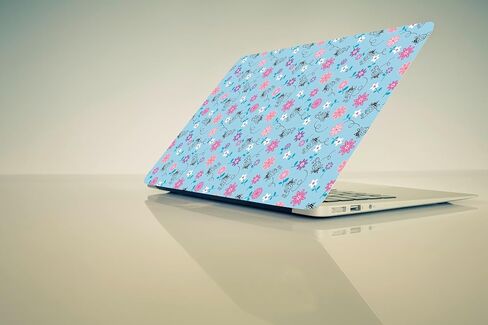 Laptop Skin with Beauty Flower Floral Pattern Designs, Fits Most Laptop Skin Sticker Decal,13-15.4" 15.6 inch Laptop Universal Vinyl Skin Sticker Cover (Skin 19_4) in Saudi Arabia