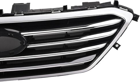 PartsFlow Front Bumper Grille Chrome Grill Assembly For 2015 2016 2017 Hyundai Sonata HY1200174 in Kuwait