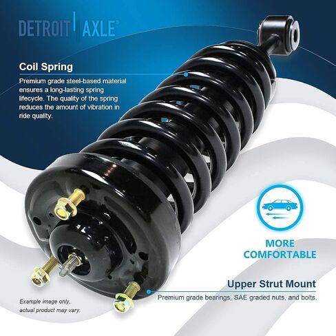 Detroit Axle - 4WD Front 12pc End Suspension Kit for 05-08 Ford F-150 Lincoln Mark LT, Struts Sway Bars Upper Control Arms Tie Rods Lower Ball Joints 2005 2006 2007 2008 Replacement in Saudi Arabia