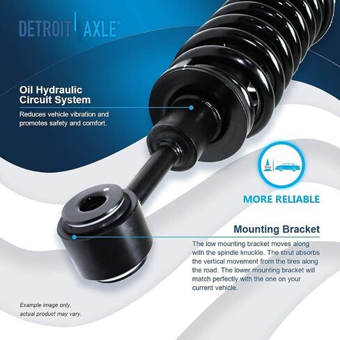 Detroit Axle - 4WD Front 12pc End Suspension Kit for 05-08 Ford F-150 Lincoln Mark LT, Struts Sway Bars Upper Control Arms Tie Rods Lower Ball Joints 2005 2006 2007 2008 Replacement in Saudi Arabia