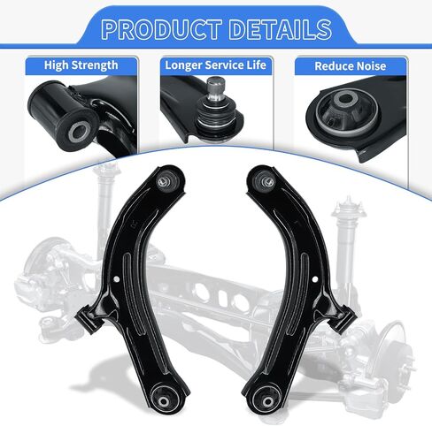 8pcs مجموعة التعليق الأمامية السفلى لوحة الذراع الذراع مفصل QUAIN in Saudi Arabia