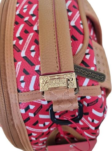 Sprayground 910B5432NSZ 3DSG Limited Edition Backpack Red Beige ، Red ، M in Kuwait