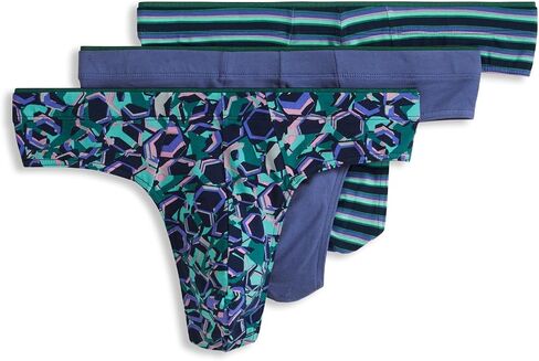 ملابس داخلية للرجال للرجال True Thong - 3 حزمة ، شريط العنب ، XL in Kuwait