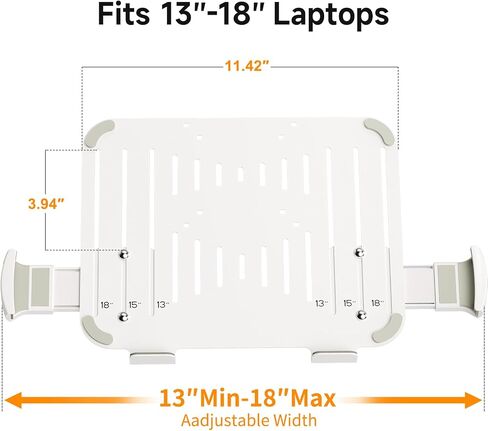 suptek Laptop VESA Arm Mount Tray for Monitor Arms and Stands (Tray Only),Fits 75x75 and 100x100 mm VESA Mount Holes（TP007） in Kuwait