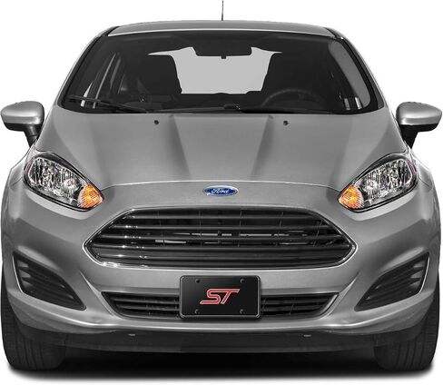 for Ford Focus ST 3D Logo Black Stainless Steel License Plate in Saudi Arabia