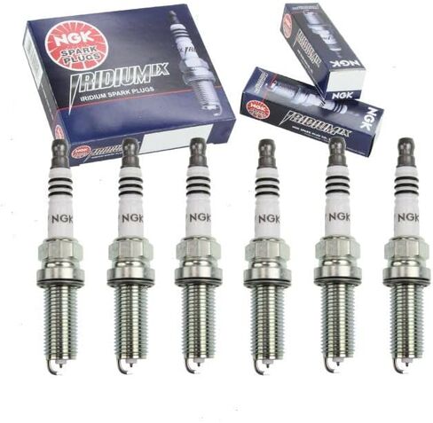 6 pc NGK Iridium IX Spark Plugs compatible with Infiniti G35 3.5L V6 2007-2008 in Saudi Arabia