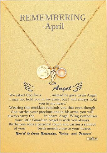 هدايا الإجهاض للأمهات فقدان الحمل قلادة قلادة للنساء للنساء حجر الولادة تذكرني هدية الفجيعة in Kuwait