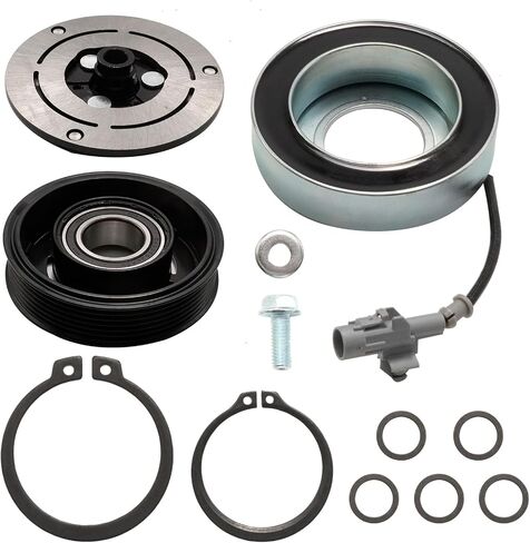 73111FJ041 AC Compressor Clutch, Replacement for Subaru Models Crosstrek 2016 Impreza 2012-2016 WRX 2015-2020 XV 2013-2023 Forester 2014-2018, Replaces 58492 in Saudi Arabia