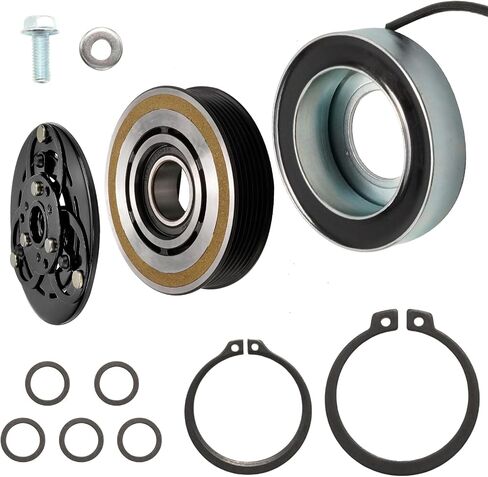 73111FJ041 AC Compressor Clutch, Replacement for Subaru Models Crosstrek 2016 Impreza 2012-2016 WRX 2015-2020 XV 2013-2023 Forester 2014-2018, Replaces 58492 in Saudi Arabia