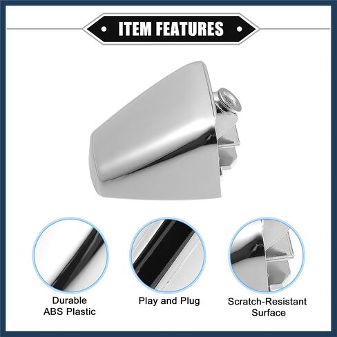 2 PCS Door Handle Cape Cover متوافق مع Hummer H3 2006-2010 ، غطاء الباب الفضي الفضي المتين in Saudi Arabia
