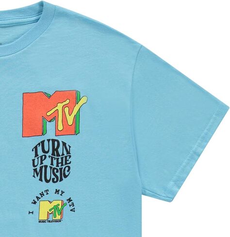 قميص MTV Mens مع لوحة المشي - #TBT Mens في الثمانينيات من القرن العشرين - أريد قميص تلفزيون الموسيقى الخاص بي in Kuwait