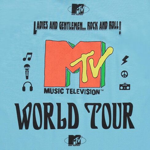قميص MTV Mens مع لوحة المشي - #TBT Mens في الثمانينيات من القرن العشرين - أريد قميص تلفزيون الموسيقى الخاص بي in Kuwait