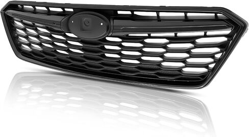 Front bumper Upper Grille Compatible with 2017 2018 2019 Subaru Impreza, Textured Black in Saudi Arabia