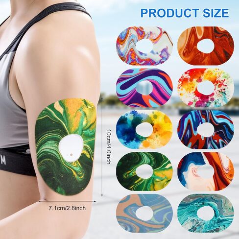 Dexcom G7 Overpatchs 10PCS Waterproof Adhesive Patch for CGM Sensors Hypoallergenic, Breathable & Extended Wear Secure Medical Grade Tape for Diabetes Glucose Monitor in Kuwait