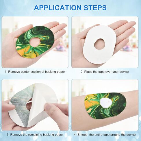Dexcom G7 Overpatchs 10PCS Waterproof Adhesive Patch for CGM Sensors Hypoallergenic, Breathable & Extended Wear Secure Medical Grade Tape for Diabetes Glucose Monitor in Kuwait