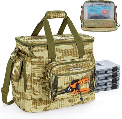 KastKing BaitSpace Tackle Bag with Removable Bait Binder, 4 Tackle Boxes in Saudi Arabia