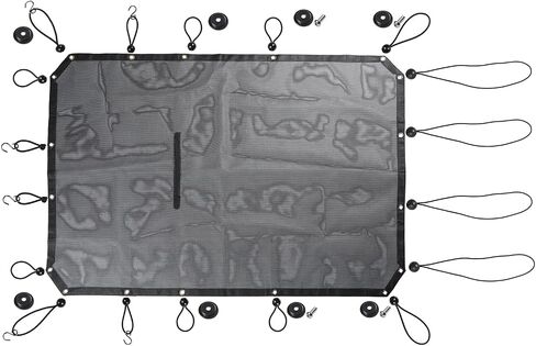 Linskip Overhead Protection Sunshade مع افتتاح أعلى ، متوافق مع 4 أبواب Ford Bronco & Bronco Raptor 2021-2025. in Saudi Arabia
