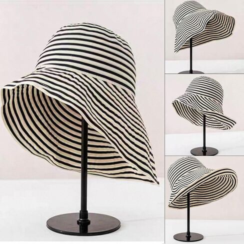 Kettle Brim Sun Hats for Women Lanai Hat Floppy Packable SPF UPF 50 UV Protection Beach Vacation Hat Striped in Saudi Arabia