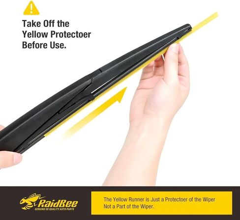 Raidbee® 26"+16" Windshield Wiper Blades with 12" Rear Wiper Blade Automotive Replacement Set for Subaru Crosstrek/Impreza 2018 2019 2020 2021 2022 2023 – Genuine OEM Quality (Set of 3) in Kuwait