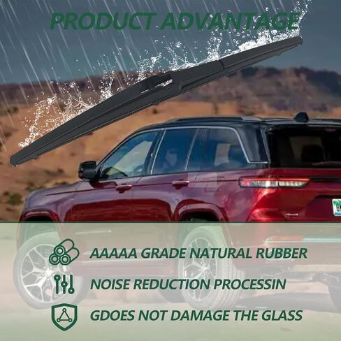 11 inch Wiper Blade Rear Replacement, Compatible with Jeep Grand Cherokee 2022-2014/Chevy HHR 11-06/KIA Rio 2022-2012 Sorento 2015-2010 Soul 2022-2010/Hyundai Accent 22-12 Kona 22-18 (11-A/H281) in Saudi Arabia