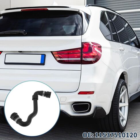 HVAC Heater Hose Engine Radiator Coolant Hose No.11537510120 for BMW X5 3.0i 2001-2006 Rubber Black Good Sealing in Saudi Arabia