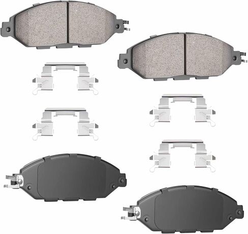 4pcs منصات الفرامل الخزفية الأمامية مناسبة لـ Infiniti JX35 2013 QX60 2014-2023 Murano 2015-2023 Pathfinder 2013-2020 in Saudi Arabia