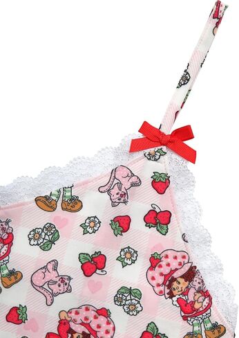 Womens Pajama Sets - 2 Piece Strawberry Shortcake Betty Boop Cami Top and Pajama Short Set (Sizes S-XL) in Saudi Arabia