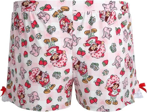 Womens Pajama Sets - 2 Piece Strawberry Shortcake Betty Boop Cami Top and Pajama Short Set (Sizes S-XL) in Saudi Arabia
