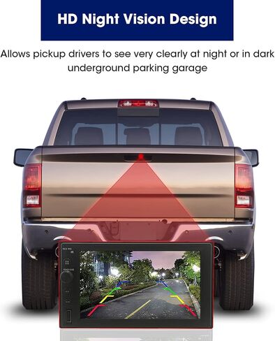 مقبض الباب الخلفي مع الكاميرا الاحتياطية للرسوم الخلفية متوافقة مع Dodge RAM 1500 (سنوات 2009-2017) ، 2500 3500 (سنوات 2010-2017) ، RCA Connector in Kuwait