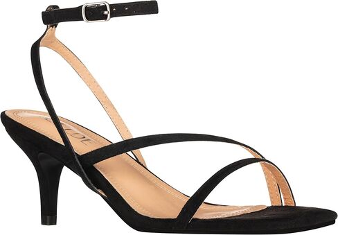 ILLUDE Women’s Ankle Strap Sandal Heels Low Kitten Heel Square Toe Strappy Heeled Sandals – Hera in Kuwait