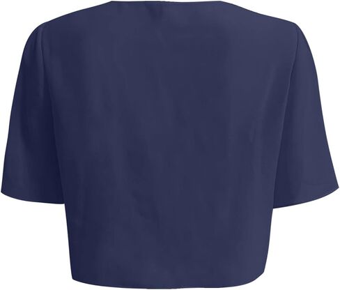 Short Sleeve Cardigans for Women Trendy Lightweight Bolero Shrug Cardigan Casual Loose Open Front Cropped Cardigan in Kuwait