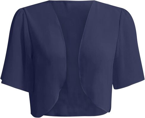 Short Sleeve Cardigans for Women Trendy Lightweight Bolero Shrug Cardigan Casual Loose Open Front Cropped Cardigan in Kuwait