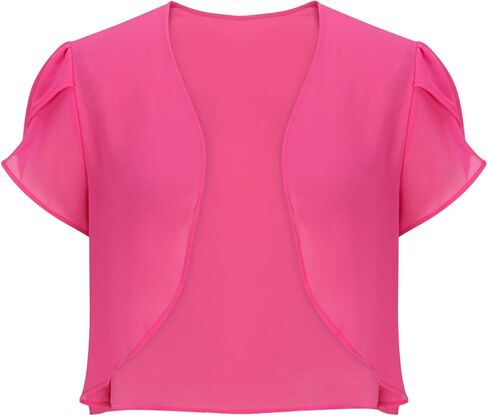 Short Sleeve Cardigans for Women Trendy Lightweight Bolero Shrug Cardigan Casual Loose Open Front Cropped Cardigan in Kuwait