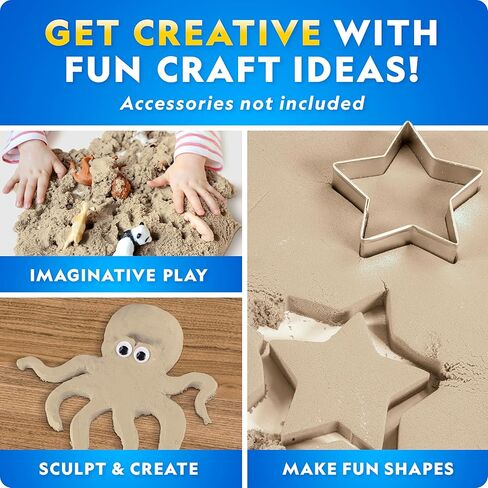 ناشيونال جيوغرافيك 6 رطل حزمة التحرير والسرد القمر - 2 رطل. كل من الرمل الأزرق والأرجواني والطبيعي مع قوالب القلعة - A FUN NO MASTER ACTICORY ، مجموعة لعب الرمال المزيفة (Amazon Exclusive) in Kuwait