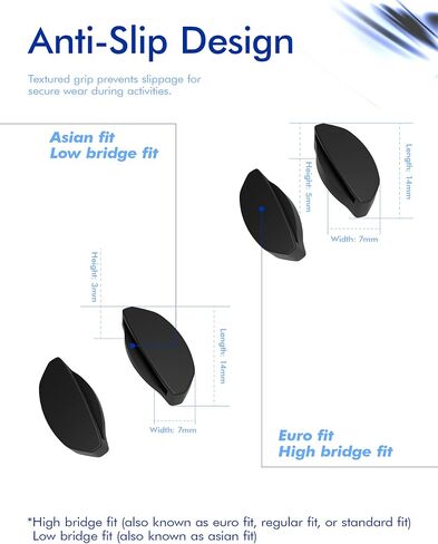SAUCER Replacement Nose Pieces Pads for Oakley Frogskins Range OO9284 | OO9284A | Frogskins Hybrid OO9289 Sunglasses in Saudi Arabia