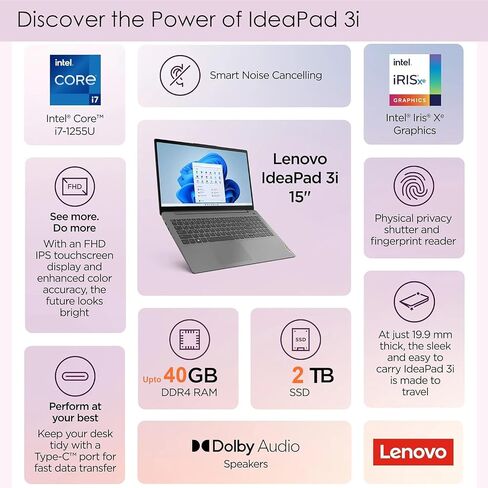 Lenovo Yoga 7 2-in-1 Touchscreen AI Powered Laptop • 16 WUXGA (1920x1200) IPS Display • Intel Ultra 5 125U • 16GB DDR5X • 1TB Storage • Backlit KB • FP Reader • 2 Thunderbolt 4 • Win 11 Pro in Saudi Arabia