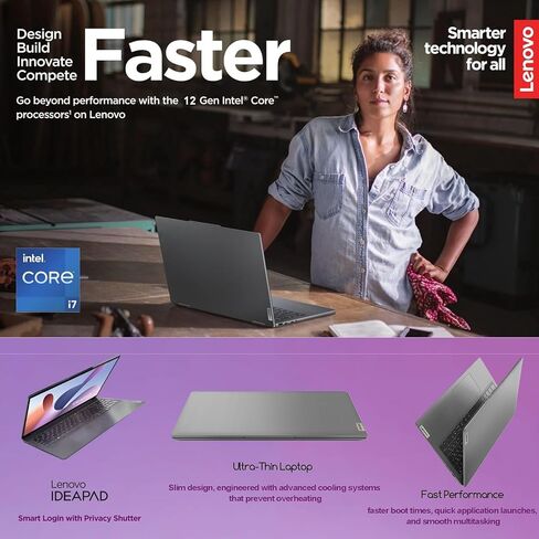 Lenovo Yoga 7 2-in-1 Touchscreen AI Powered Laptop • 16 WUXGA (1920x1200) IPS Display • Intel Ultra 5 125U • 16GB DDR5X • 1TB Storage • Backlit KB • FP Reader • 2 Thunderbolt 4 • Win 11 Pro in Saudi Arabia