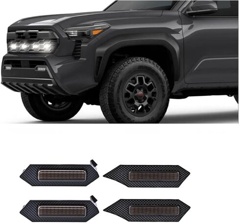 4pcs LED مصابيح مصبغة متوافقة مع Toyota Tacoma 2024 2025 TRD prerunner in Kuwait