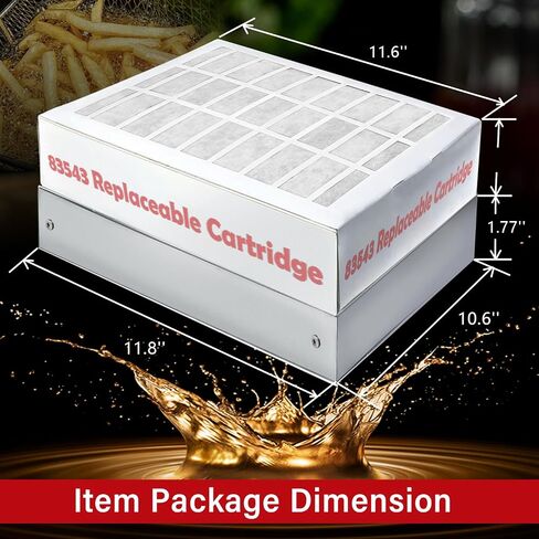 83544 Filter Kit for Perfect Fry, Activated Carbon Filters Air, Compatible with 2Fv803 Pfa570 Pfc570，Insulation of Oil and Fumes, Clean Air,Easy Replacement in Saudi Arabia
