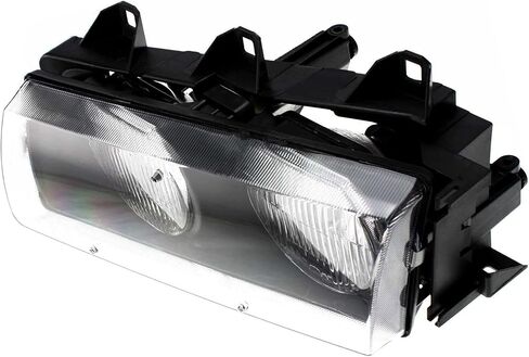 سائق Garage-Pro والمصباح الأمامي للركاب لـ BMW 328i 1996-1999 الهالوجين مع قاعدة لمبة (S). Coupe ، Sedan & Convertible استبدال# 63121387862 ، 63121387861 in Saudi Arabia