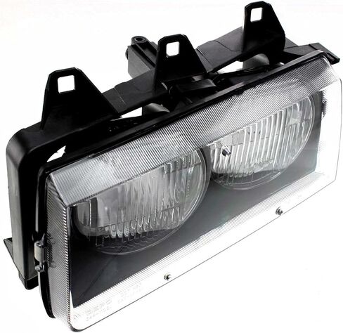سائق Garage-Pro والمصباح الأمامي للركاب لـ BMW 328i 1996-1999 الهالوجين مع قاعدة لمبة (S). Coupe ، Sedan & Convertible استبدال# 63121387862 ، 63121387861 in Saudi Arabia
