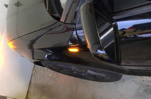 Ijdmtoy Clear Lens Amber Full LED Front Fender Side Marker Kit متوافق مع Audi A3 A4 A6 S6 مدعومًا بمصباح 21-SMD ، استبدل مصابيح الجوانب الأمامية OEM in Saudi Arabia