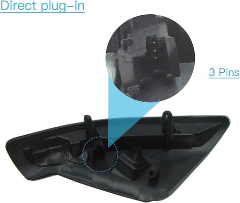 Driver Left Side LED Mirror Turn Signal light Compatible with Buick Lacrosse 2009-2015 20760211 Q0EWOTCZMW in Saudi Arabia
