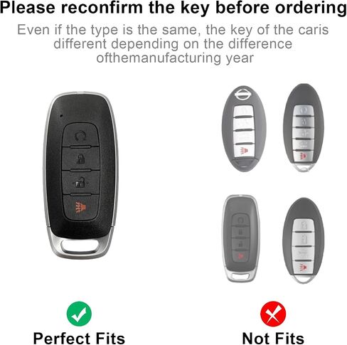 بالنسبة لغطاء مفاتيح Nissan 3 Buttons ، فإن مفتاح TPU Soft Soft TPU Protector bling Key FOB fob chain for Rogue Armada Pathfinder Versa Smart Key ، Gold Pink in Kuwait