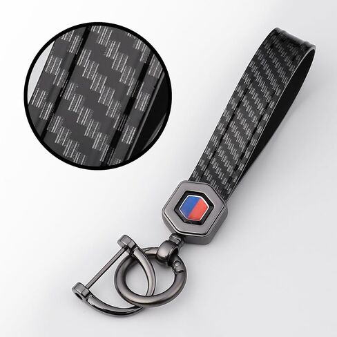 BYZ For Carbon Fiber Style ABS Key fob Cover,Keychain, Key Case Accessories Compatible with 2023 2022 2021 2020 2019 GMC Sierra and Chevy Silverado 1500 2500HD 3500HD, Remote Protector Case in Saudi Arabia